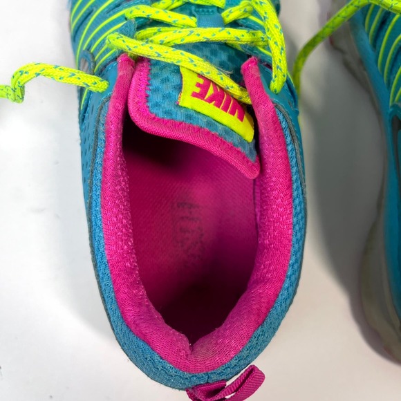 NIKE Flex Trail 2 Women's 7 Blue Pink Athletic Training Running Shoe Sneaker - Picture 6 of 14